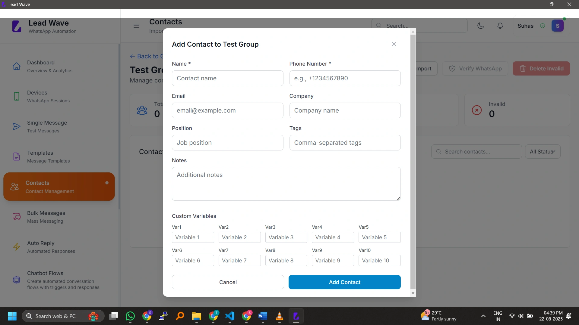 Organize, segment, and convert all your leads from one place.